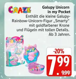 Marktkauf Craze galupy unicorn in my pocket Angebot