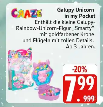Marktkauf Craze galupy unicorn in my pocket Angebot