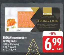 E-Center Edeka genussmomente festtagslachs Angebot