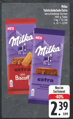 E-Center Milka tafelschokolade extra biscoff Angebot