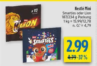 diska Nestlé lion mini Angebot