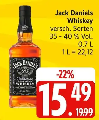 Edeka Jack daniels whiskey Angebot