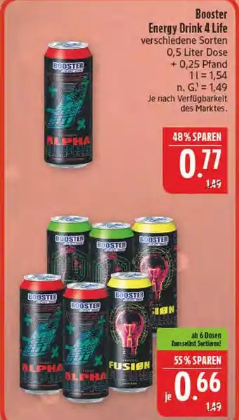 Marktkauf Booster energy drink 4 life Angebot