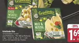 E-Center Grünländer mild & nussig das original Angebot