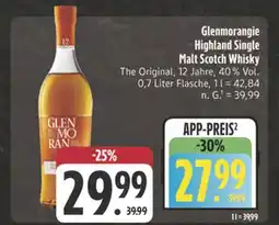 E-Center Glenmorangie highland single malt scotch whisky Angebot