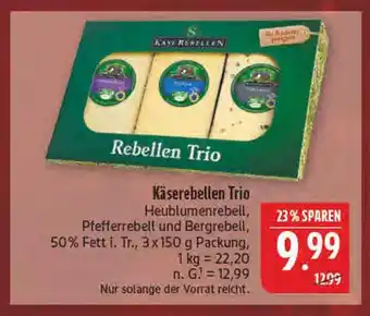 Marktkauf Käse rebellen käserebellen trio Angebot