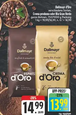 E-Center Dallmayr espresso d'oro Angebot
