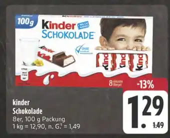 E-Center Kinder schokolade Angebot
