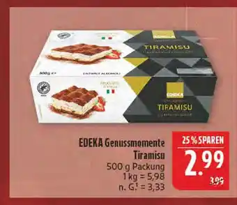 Marktkauf Edeka genussmomente tiramisu Angebot