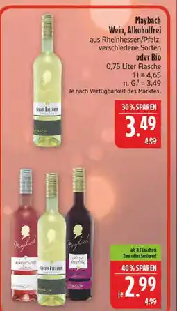 Marktkauf Maybach wein, alkoholfrei oder bio Angebot