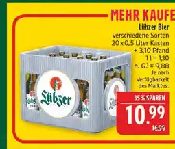 Marktkauf Lübzer bier Angebot