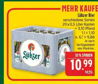Marktkauf Lübzer bier Angebot