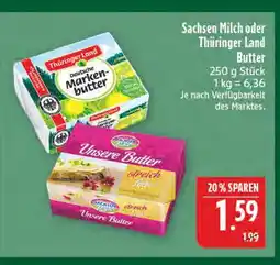 Marktkauf Thüringer land deutsche markenbutter Angebot