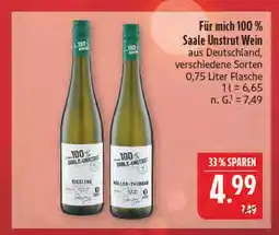 Marktkauf 100 % saale unstrut riesling Angebot