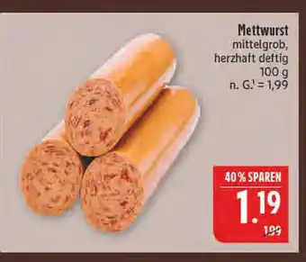Marktkauf Mettwurst Angebot