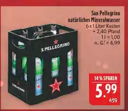 Marktkauf S.pellegrino natürliches mineralwasser Angebot