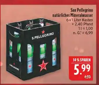 Marktkauf S.pellegrino natürliches mineralwasser Angebot