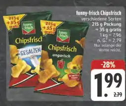 E-Center Funny-frisch chipsfrisch gesalzen Angebot