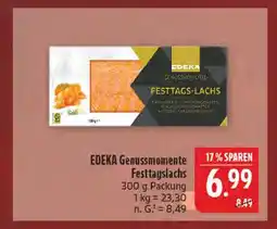 Marktkauf Edeka genussmomente festtagslachs Angebot