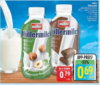 Marktkauf Müller müllermilch haselnuss-geschmack Angebot