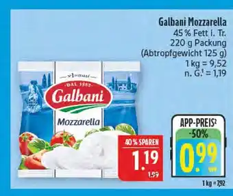 Marktkauf Galbani mozzarella Angebot
