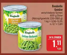 Marktkauf Bonduelle garten erbsen Angebot
