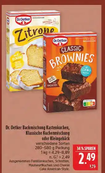 Marktkauf Dr. oetker zitrone backmischung Angebot