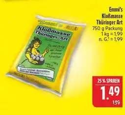 Marktkauf Emmi's kloßmasse thüringer art Angebot