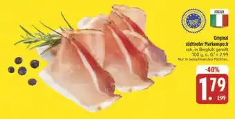 E-Center Original südtiroler markenspeck Angebot