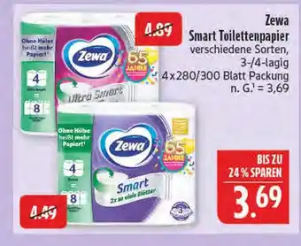 Marktkauf Zewa smart toilettenpapier Angebot