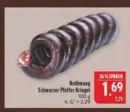 Marktkauf Nothwang schwarzer pfeffer kringel Angebot