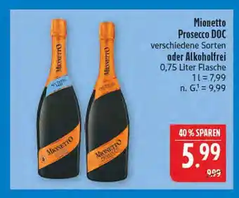 Marktkauf Mionetto prosecco doc Angebot