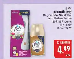 Marktkauf Glade automatic spray original Angebot