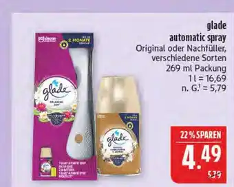 Marktkauf Glade automatic spray original Angebot