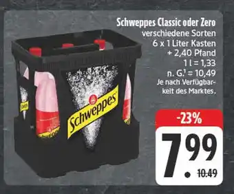 Edeka Schweppes classic Angebot