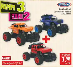Marktkauf Speedzone big-wheel-truck orange Angebot