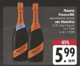 Edeka Mionetto prosecco doc Angebot