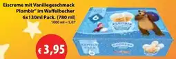 Mix Markt Eiscreme mit Vanillegeschmack Plombir Angebot