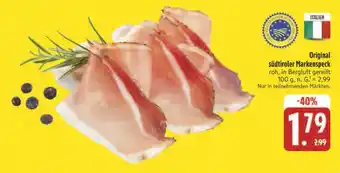 Edeka Original südtiroler markenspeck Angebot