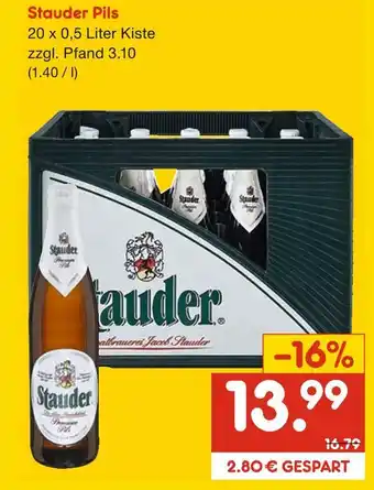 Netto Marken-Discount Stauder pils Angebot