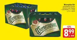 Edeka Wernesgrüner pils legende Angebot