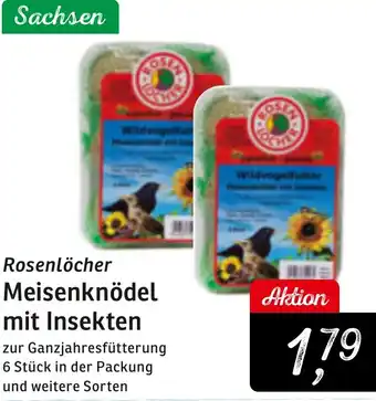 KONSUM Rosenlöcher Meisenknödel mit Insekten Angebot