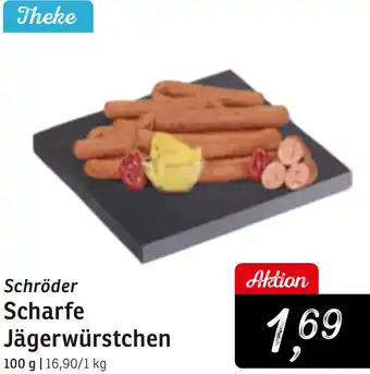 KONSUM Schröder Scharfe Jägerwürstchen Angebot