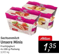 KONSUM Sachsenmilch Unsere Minis Angebot