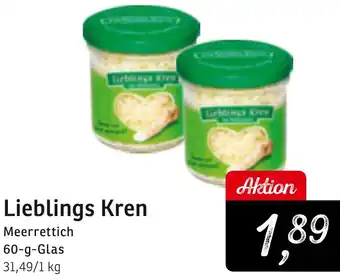 KONSUM Lieblings Kren Angebot