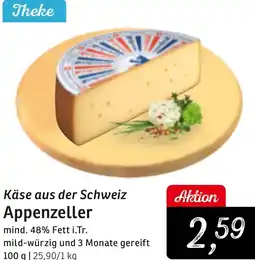 KONSUM Käse aus der Schweiz Appenzeller Angebot