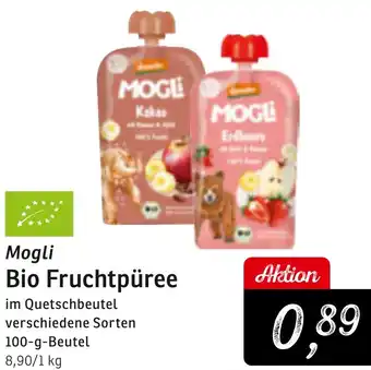 KONSUM Mogli Bio Fruchtpüree Angebot
