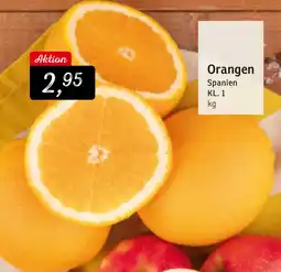 KONSUM Orangen Angebot