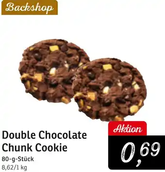KONSUM Double Chocolate Chunk Cookie Angebot