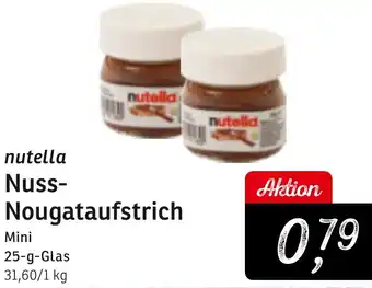 KONSUM nutella Nuss Nougataufstrich Angebot
